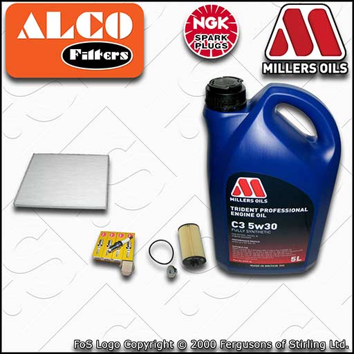 SERVICE KIT VAUXHALL OPEL CORSA D 1.2 19MA9235>Z12XEP OIL CABIN FILTER PLUGS+OIL