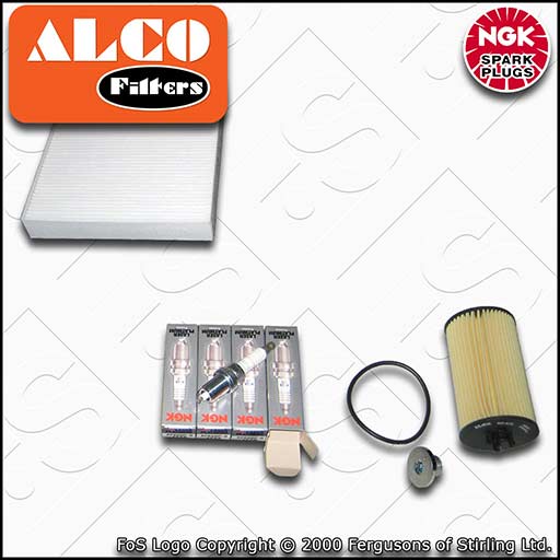 SERVICE KIT for VAUXHALL ASTRA J 1.6 TURBO A16LET OIL CABIN FILTER PLUGS (09-15)