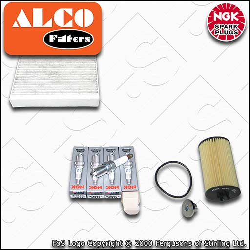 SERVICE KIT for VAUXHALL ASTRA J 1.4 16V OIL CABIN FILTERS PLUGS (2009-2015)