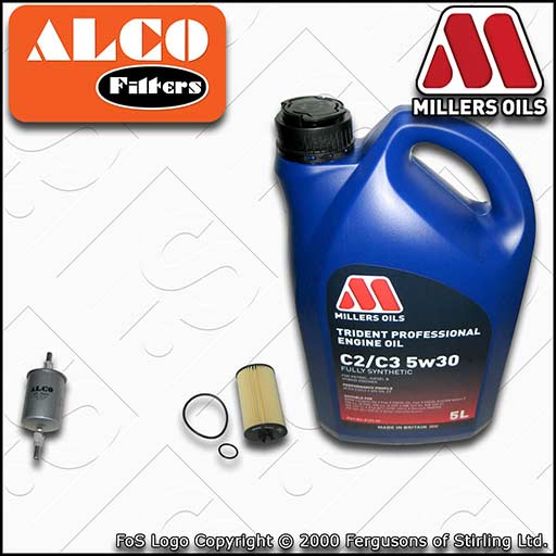 VAUXHALL/OPEL VECTRA C MK2 1.8 Z18XER OIL FUEL FILTER SERVICE KIT +5w30 OIL