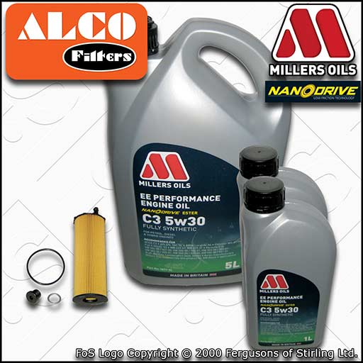 SERVICE KIT for AUDI A5 8T 2.7 3.0 TDI OIL FILTER +EE PERFORMANCE OIL 2007-2008