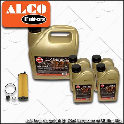 SERVICE KIT for AUDI A6 (C6) 2.7 TDI ALCO OIL FILTER +OIL (2004-2008)