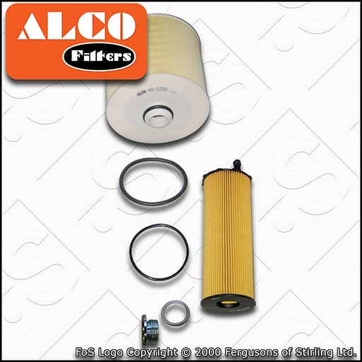SERVICE KIT for AUDI A6 3.0 TDI ALCO OIL AIR FILTERS C6 4F (2004-2006)