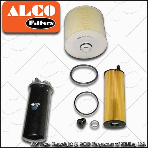 SERVICE KIT for AUDI A6 3.0 TDI ALCO OIL AIR FUEL FILTERS C6 4F (2006-2008)