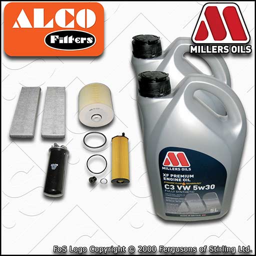 SERVICE KIT for AUDI A6 (C6) 2.7 TDI OIL AIR FUEL CABIN FILTERS +OIL (2004-2008)