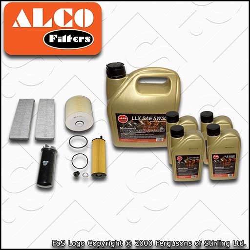 SERVICE KIT for AUDI A6 (C6) 2.7 TDI OIL AIR FUEL CABIN FILTERS +OIL (2004-2008)