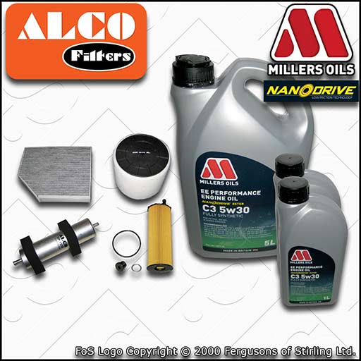 SERVICE KIT for AUDI A5 8T 2.7 3.0 TDI OIL AIR FUEL CABIN FILTERS +OIL 2007-2008
