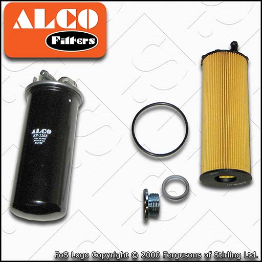 SERVICE KIT for AUDI A6 3.0 TDI ALCO OIL FUEL FILTERS C6 4F (2004-2006)