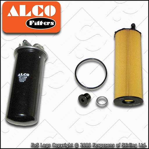 SERVICE KIT for AUDI A6 (C6) 2.7 TDI ALCO OIL FUEL FILTERS (2004-2008)