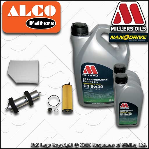 SERVICE KIT for AUDI A5 (8T) 2.7 3.0 TDI OIL FUEL CABIN FILTERS +OIL (2007-2008)
