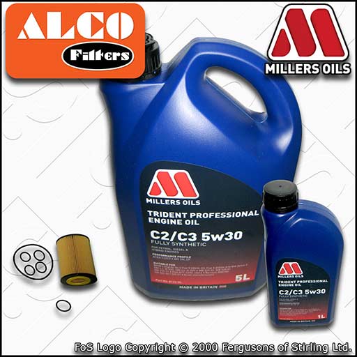 SERVICE KIT for VAUXHALL/OPEL ZAFIRA B 1.7 CDTI OIL FILTER +5w30 OIL (2007-2012)