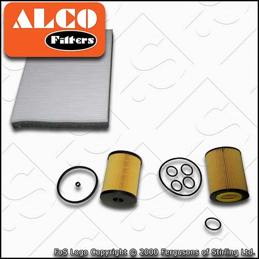 SERVICE KIT for VAUXHALL/OPEL ASTRA H 1.7 CDTI OIL FUEL CABIN FILTER (2007-2012)