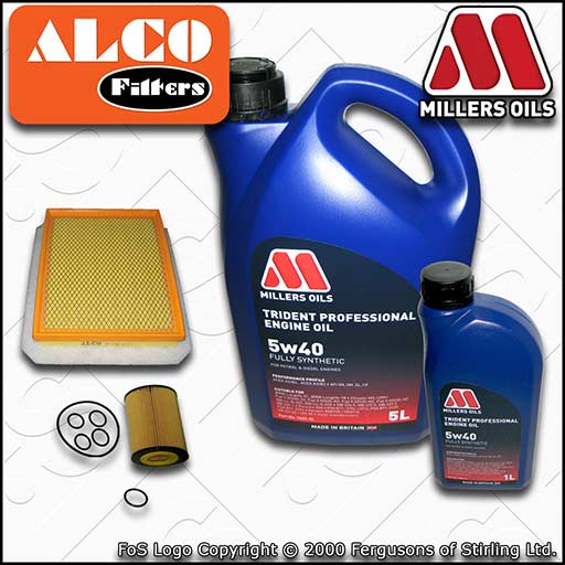 SERVICE KIT for VAUXHALL/OPEL ASTRA H 1.7 CDTI OIL AIR FILTERS +OIL (2007-2012)
