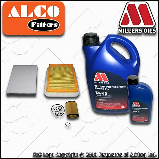 SERVICE KIT for VAUXHALL/OPEL ASTRA H 1.7 CDTI OIL AIR CABIN FILTER +OIL (07-12)