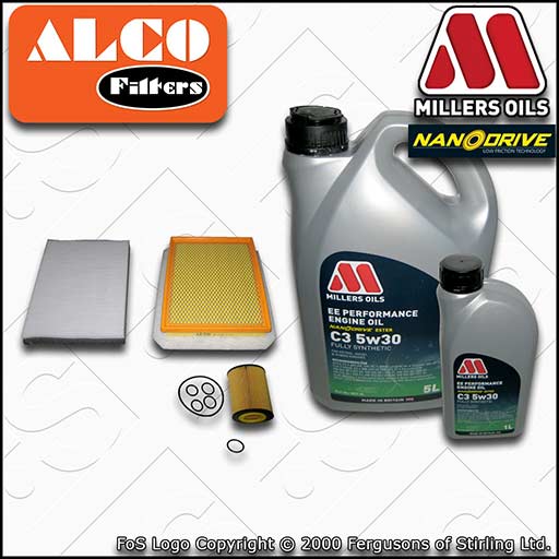 SERVICE KIT for VAUXHALL/OPEL ASTRA H 1.7 CDTI OIL AIR CABIN FILTER +OIL (07-12)