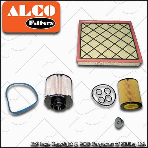 SERVICE KIT for VAUXHALL ASTRA J 1.7 CDTI ALCO OIL AIR FUEL FILTERS (2009-2015)