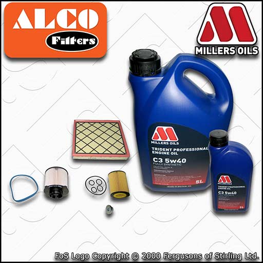 SERVICE KIT for VAUXHALL ASTRA J 1.7 CDTI OIL AIR FUEL FILTERS +OIL (2009-2015)