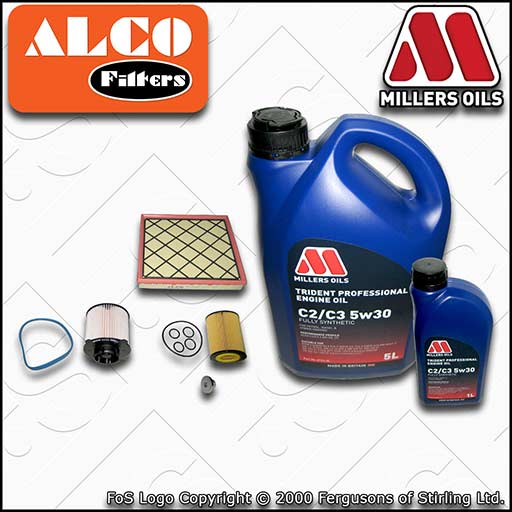 SERVICE KIT for VAUXHALL ASTRA J 1.7 CDTI OIL AIR FUEL FILTERS +OIL (2009-2015)