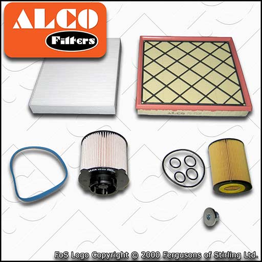 SERVICE KIT for VAUXHALL ASTRA J 1.7 CDTI OIL AIR FUEL CABIN FILTERS (2009-2015)