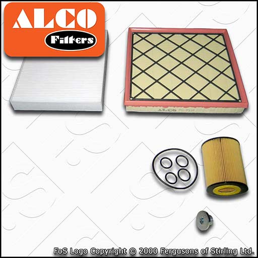 SERVICE KIT for VAUXHALL ASTRA J 1.7 CDTI ALCO OIL AIR CABIN FILTERS (2009-2015)