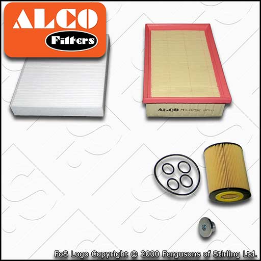 SERVICE KIT for VAUXHALL MOKKA 1.7 CDTI ALCO OIL AIR CABIN FILTERS (2012-2015)