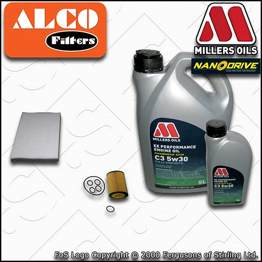 SERVICE KIT for VAUXHALL/OPEL ASTRA H 1.7 CDTI OIL CABIN FILTER +OIL (2007-2012)