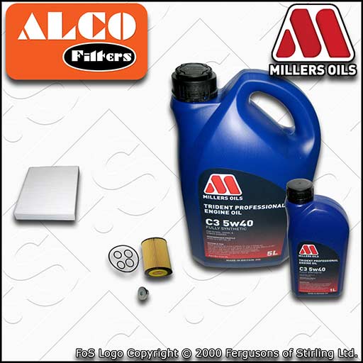 SERVICE KIT for VAUXHALL ASTRA J 1.7 CDTI OIL CABIN FILTER +5w40 OIL (2009-2015)