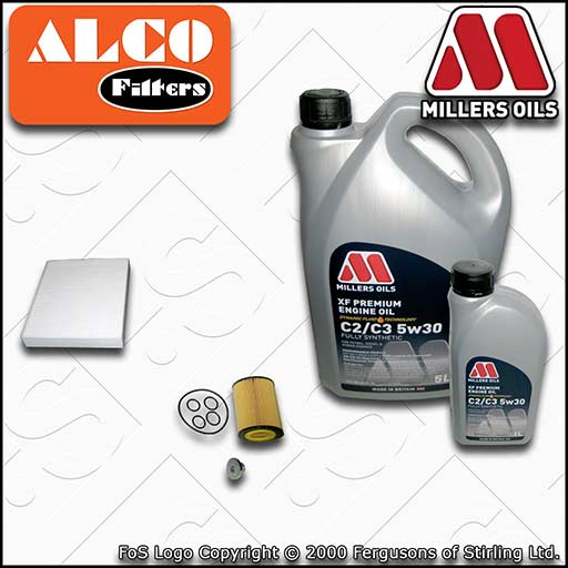 SERVICE KIT for VAUXHALL ASTRA J 1.7 CDTI OIL CABIN FILTER +5w30 OIL (2009-2015)