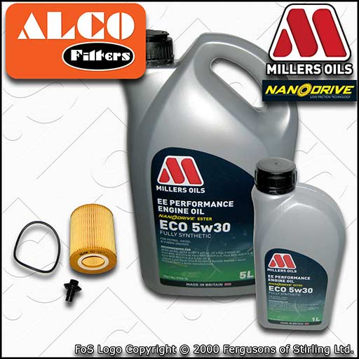 SERVICE KIT for LAND ROVER DISCOVERY 3.0 TD -DPF OIL FILTER +EE OIL (2009-2010)