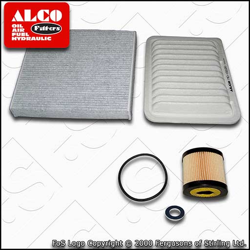 SERVICE KIT for TOYOTA AVENSIS 1.6 1.8 VVT-I OIL AIR CABIN FILTERS (2008-2018)