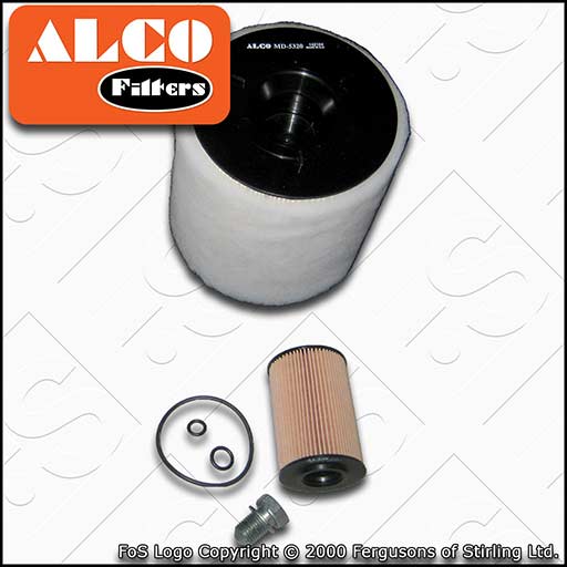SERVICE KIT for SEAT TOLEDO (NH) 1.6 TDI ALCO OIL AIR FILTERS (2012-2015)