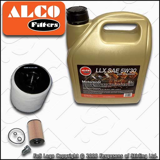 SERVICE KIT for VW POLO MK5 6C 6R 1.6 TDI OIL AIR FILTERS +C3 OIL (2009-2014)