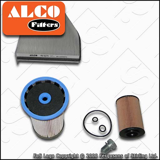 SERVICE KIT for SEAT ALHAMBRA 7N 2.0 TDI CF* OIL FUEL CABIN FILTERS (2010-2015)