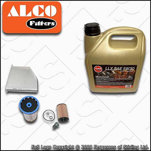 SERVICE KIT for SEAT ALHAMBRA 7N 2.0 TDI CF* OIL FUEL CABIN FILTERS +OIL (10-15)