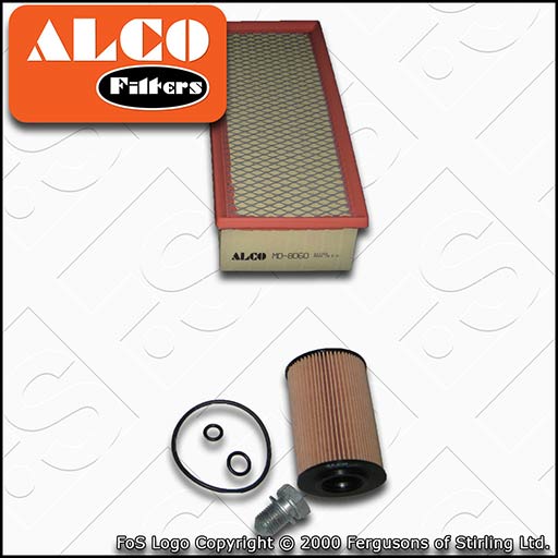 SERVICE KIT AUDI A3 (8P) 1.6 TDI CAYB CAYC ALCO OIL AIR FILTERS (2009-2012)