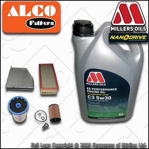 SERVICE KIT for SEAT ALHAMBRA 7N 2.0 TDI CF* OIL AIR FUEL CABIN FILTER+OIL 10-15