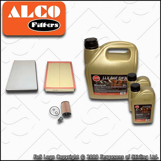 SERVICE KIT for VW CRAFTER 2E 2F 2.0 TDI OIL AIR CABIN FILTERS +OIL (2011-2016)