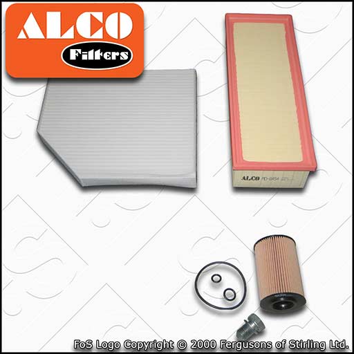 SERVICE KIT for AUDI A5 8T 2.0 TDI ALCO OIL AIR CABIN FILTERS (2011-2016)