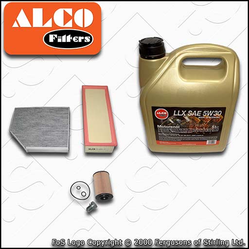 SERVICE KIT AUDI Q5 2.0 TDI CG* CJ* CM* OIL AIR CABIN FILTERS +OIL (2010-2016)