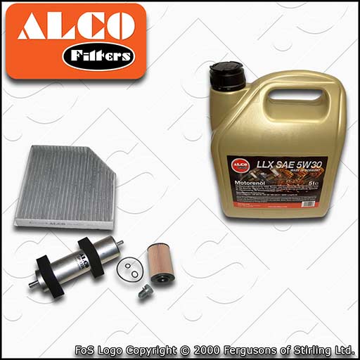 SERVICE KIT for AUDI A6 C7 2.0 TDI CGL* CMGB OIL FUEL CABIN FILTERS +OIL (11-15)