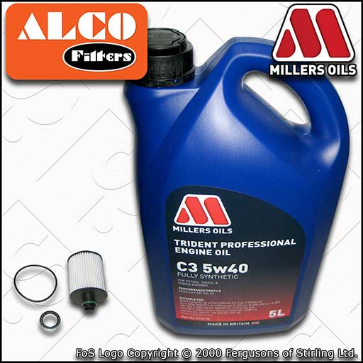 SERVICE KIT for VAUXHALL/OPEL ZAFIRA C 2.0 CDTI OIL FILTER +5w40 OIL (2011-2019)