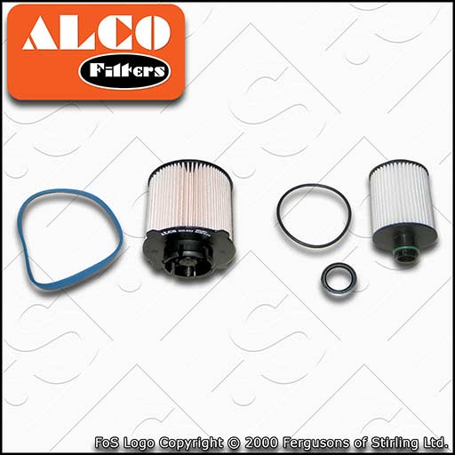 SERVICE KIT for VAUXHALL ASTRA J 2.0 CDTI ALCO OIL FUEL FILTERS (2009-2015)