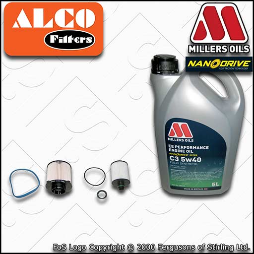 SERVICE KIT for VAUXHALL/OPEL ZAFIRA C 2.0 CDTI OIL FUEL FILTER +OIL (2011-2019)