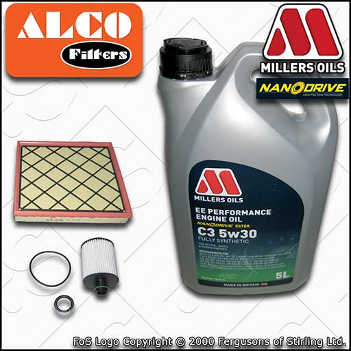 SERVICE KIT for VAUXHALL ASTRA J 2.0 CDTI OIL AIR FILTERS +NANO OIL (2009-2015)