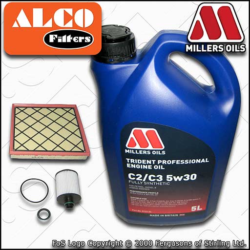 SERVICE KIT for VAUXHALL ASTRA J 2.0 CDTI OIL AIR FILTERS +C2/C3 OIL (2009-2015)
