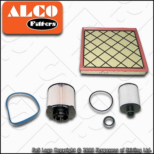 SERVICE KIT for VAUXHALL ASTRA J 2.0 CDTI ALCO OIL AIR FUEL FILTERS (2009-2015)