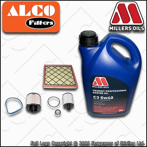 SERVICE KIT for VAUXHALL ZAFIRA C 2.0 CDTI OIL AIR FUEL FILTERS +OIL (2011-2019)