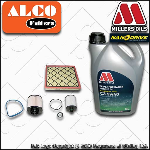 SERVICE KIT for VAUXHALL ZAFIRA C 2.0 CDTI OIL AIR FUEL FILTERS +OIL (2011-2019)