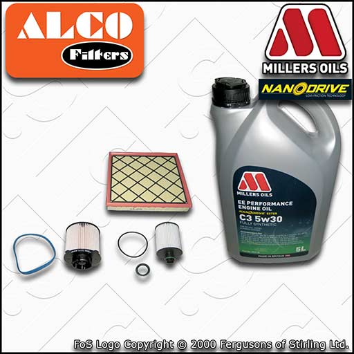 SERVICE KIT for VAUXHALL ZAFIRA C 2.0 CDTI OIL AIR FUEL FILTERS +OIL (2011-2019)