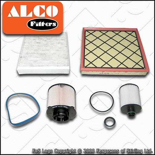 SERVICE KIT for VAUXHALL ASTRA J 2.0 CDTI OIL AIR FUEL CABIN FILTERS (2009-2015)